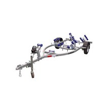 배 트레일러 보트 선박 견인 제트스키 카약 요트 예인선 낚시배 추레라 진열대 이동 운반, 4 FRP330B(총 길이 4.05미터)