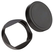 Haoge 렌즈 후드 금속 광장 Bayonet Sigma 65mm F2 DG DN 현대 미러리스 렌즈 Sony A7R4 E 마운트 또는 Leica SL TL2 L 마운트 카메라