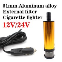 수중 펌프 미니 캠핑용 워터 오일 디젤 연료 전기 잠수정 알루미늄 합금 자동차 등유 흡입 분당, 51MSSWY_24V