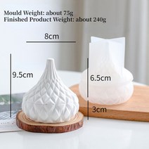 DIY 향기로운 양초 컵 석고 실리콘 금형 몽골 모델링 항아리 보석 상자 수지, [02] A-02