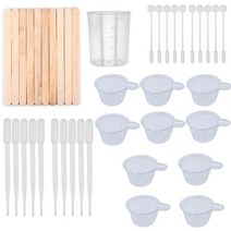 DIY 수지 도구 실리콘 교반 스틱 에폭시 일회용 컵 스푼 장갑 펜치 핀셋 쥬얼리 만들기 액세서리, 32-tool kit 04