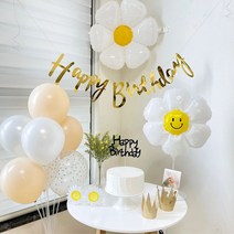 생일 홈 파티용품 풍선 가랜드 세트 포토존, 8. 데이지스탠드세트