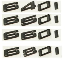자동차 엠블럼 ABS 숫자 글자 단어 트렁크 배지 BMW 6 시리즈 620i 630i 640i 650i 660i 680i 매트 블랙, 3.640i
