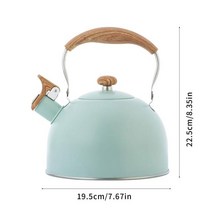티포트 약탕기 휘파람 주전자 스테인레스 스틸 차 휘슬 물병 가스 인덕션 쿠커용 2.5L, 07 2.5L