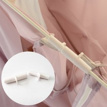 폴대 연결부품 연결캡 폴대 연결대 원터치모기장 난방텐트용, 상세페이지 참조