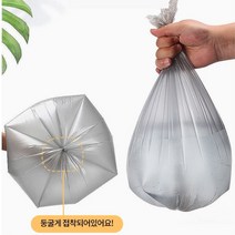 배접형 쓰레기 롤 비닐 봉투 15리터 100매 일회용 분리수거 봉지 봉투, 본상품