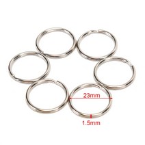 기부반지 100 개/몫 키 링 홀더 반지 후프 금속 루프 체인 보석 만들기위한 12mm/15mm/16mm/20mm/23mm 커넥