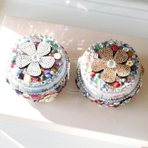 [무료배송][고객만족] 원형 틴케이스 보석함 보석함 약통 예쁜보석함 다용도보석함 틴케이스 Bellos^^&&^^+++, 2 Tin02