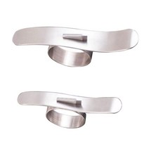 2pcs 스테인레스 스틸 오렌지 레몬 커터 자몽 오프너, 설명, 실버