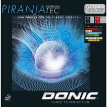 [DONIC] 도닉 피라냐 테크 (PIRANJA TEC) - 이질러버, 검정1,2