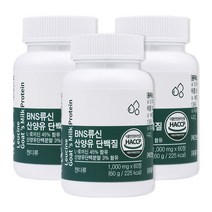 BNS 류신 산양유 단백질 (1세트/총3통) or (2세트/총6통) 중 택1 산양유단백질 정 정제 타블렛, 1세트(총3통)