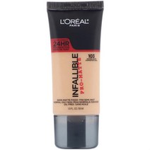 LOREAL INFALLIBLE 프로 매트 파운데이션 103 내추럴, 한 사이즈, 단색