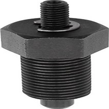 Kipp 03092-1410A7 Steel Indexing Plungers E Style Threaded Pin Locking Pin Hardened Inch 3/4-10, 1, 62 mm Length, 3/4-10 Thread,