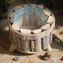 도로변화분 도로용화분 화분통 데크화분 경계목 수제 나무 꽃 냄비 특별 정리 창조적 인, 에이8, 한 사이즈