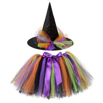 Tutu Dreams 홀리데이 튀튀 스커트 여성용 신축성 있는 허리 부분 솜털 레이어드, Halloween-2