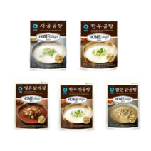 3만원 이상 구매 5%추가할인 청정원 호밍스 국/탕류 골라담기(사골곰탕/한우곰탕/닭곰탕 외 택1), 5. 한우 진곰탕 450g x 6개, 6개