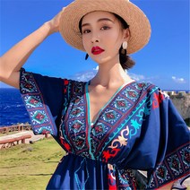 빅사이즈비치원피스 태국 여성 푸켓 섬 몰디브 해변 바캉스 스윗 에스닉 무드 클래식 트렌드 x2개 4587781003
