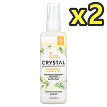 크리스탈바디 데오드란트 스프레이 118ml 2개
