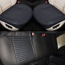 사계절 현대차 시트커버 리무진 운전석 조수석 그랜저 소나타 엑센트 아반떼 제네시스 에쿠스 베뉴 코나 투싼 싼타페 베라크루즈 스타렉스 팰리세이드 i30 i40 G70 G80 LF YF, 1p, 뒷좌석방석서포트_올블랙