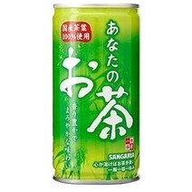 일본 산가리아 유어 티 당신의 녹차 캔 190g 30개