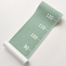 벽걸이 키재기자 측정기 성장 관리 기록 인테리어 방꾸미기 위치변경 이사이동간편 줄자 월행잉 온가족 파스텔톤 소아과병원 키즈카페 신장계 거실 어린이집 유치원 (그린)