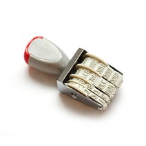 회전 날짜 스탬프 도장 일부인 4mm 법인인감 만년인