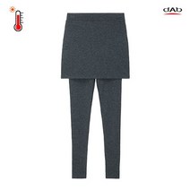 댑 일자라인 융 치마 레깅스_GWUW6466_DGY