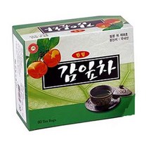 환절기차 비타민차 향좋은차 담백 감잎차 티백 60t 깔끔 간편티백 시골차 마시기쉬운