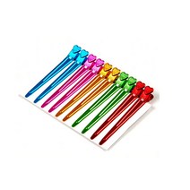 알루미늄 클립 헤어 핀셋 커트핀셋 삔 미용, CJB 핀컬핀 1봉지 (50개입)