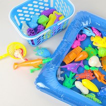 피치애플 낚시 놀이 장난감 55pcs, 낚시장난감 55pcs