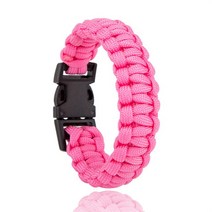 등산화끈 등산장비 35m 비상 짠 조절 인명 구조 팔찌 아연 합금 버클 7 코어 우산 로프 야외 손목 스트랩 생존 도구, [11] C-Pink