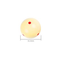 당구다이 미니당구대 접이식 Carom당구대 훈련 스팟 큐볼 직경 615mm 부드럽고 반짝이는 내구성 페놀 수지 소재 당구 액세서리, Red and white