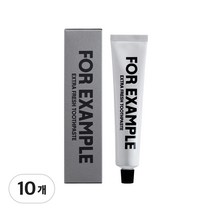 포 이그잼플 천연유래 무불소 치약 100g, 10개