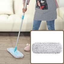 2단 극세사 밀대청소기 리필/밀대패드 리필걸레, 단일 수량, 단품