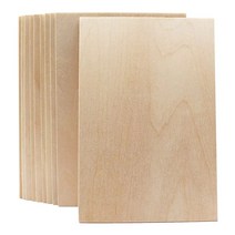 나무판 원목 재단 판재 얇은 합판 목자재 빈미완성 목재 보드 직사각형 나무 슬라이스 DIY 재료 건물 조, 02 10x20cm_01 2MM