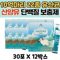 10억 유산균 대용량 산양유 단백질 비타민 쉐이크 분말 스틱 네덜란드산 고함량 초유 MBP 헬스 보충제 부모님 영양식 식품 보조 제 12