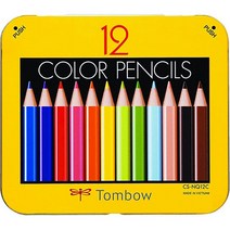 Tombow CQ-NA12C 색연필 NA 12가지 색상 종이 상자 포함, Set of 12 colors, mini size