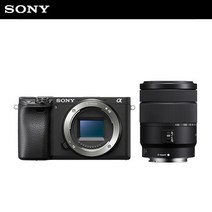 [소니] 미러리스 카메라 알파 A6400M (SEL18135) + SEL50F18 단렌즈, 색상선택:블랙
