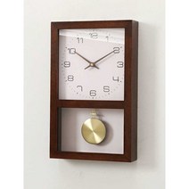 레트로 추시계 모던 괘종 인테리어 궤종 소품 우드, 20인치이상A형원목벽시계및탁상시계겸용