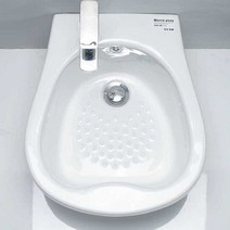 발마사지 물통 세척기 화장실 목욕 건강 피로 달걀형, 세척기 + 실버 사각 수도꼭지