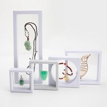 악세사리보관함 나전칠기보석함 보석상자 필름 보석 보관 상자 브로치 동전 보석 보석 보관 상자 방진 전시 투명 플로팅 링 케이스