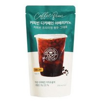 커피빈 디카페인 아메리카노 액상커피 파우치, 230ml, 10개