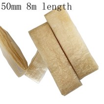 고기도구 30mm 50mm 소시지 포장 도구 메이커 기계 용 튜브 케이싱 핫도그 햄버거 요리, 직경 50mm 길이 8m, 1개