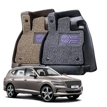 프라임카매트 제네시스 G70 G80 GV80 5D 6D입체매트 고급형 신제품, 5D매트 1+2열-클래식블랙, 신형 제네시스GV-80 (20~현재), 현대