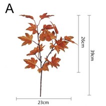 돈들어오는 황금나무 인공 나뭇가지 가을 붉은 단풍나무 시뮬레이션 절단 녹색 식물 모델링 황금, 01 01