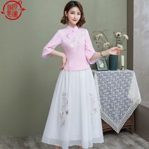 린넨 모시적삼 원피스 생활 퓨전 어른 한복 계량 개량 법복 절복 삼베 작업 전통 식당 카페 근무복