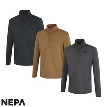 네파(정상) [네파] 남성 마운틴 써모라이트 집업 티셔츠 7I75404
