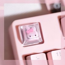 적축 은축 회축 청축 흑축 녹축 기계식 키보드 스위치 갈축 귀여운 소녀 선물 만화 투명 수지 DIY 캡 체리 MX 개성 게임 백라이트 키캡 1 개, 4.SA Profile, 없음