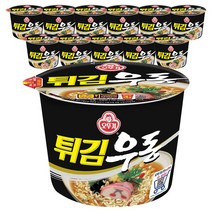 오뚜기 부대찌개라면 용기 115g 12개, 튀김우동
