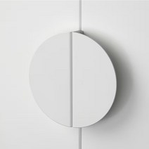 이케아 BEGRIPA 베그리파 손잡이 2p 반원 130mm 문 고리, 화이트